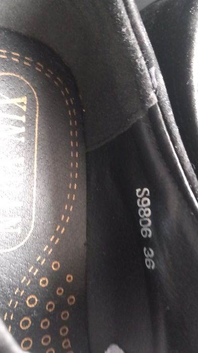 Pantofi Suede Negrii barbati marinea 36