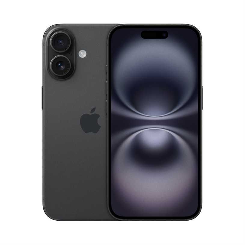 НЕРАЗПЕЧАТАН! iPhone 16 Black  Лизинг от 63лв/м 128GB ГАРАНЦИЯ!