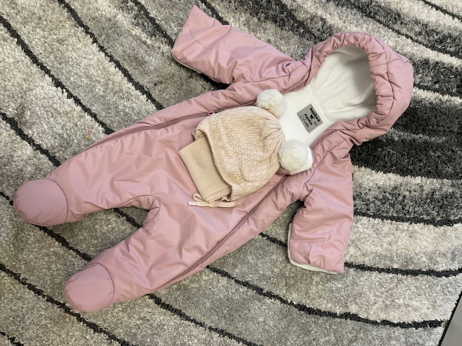 Детский комбинезон зимний 6-9 месяцев