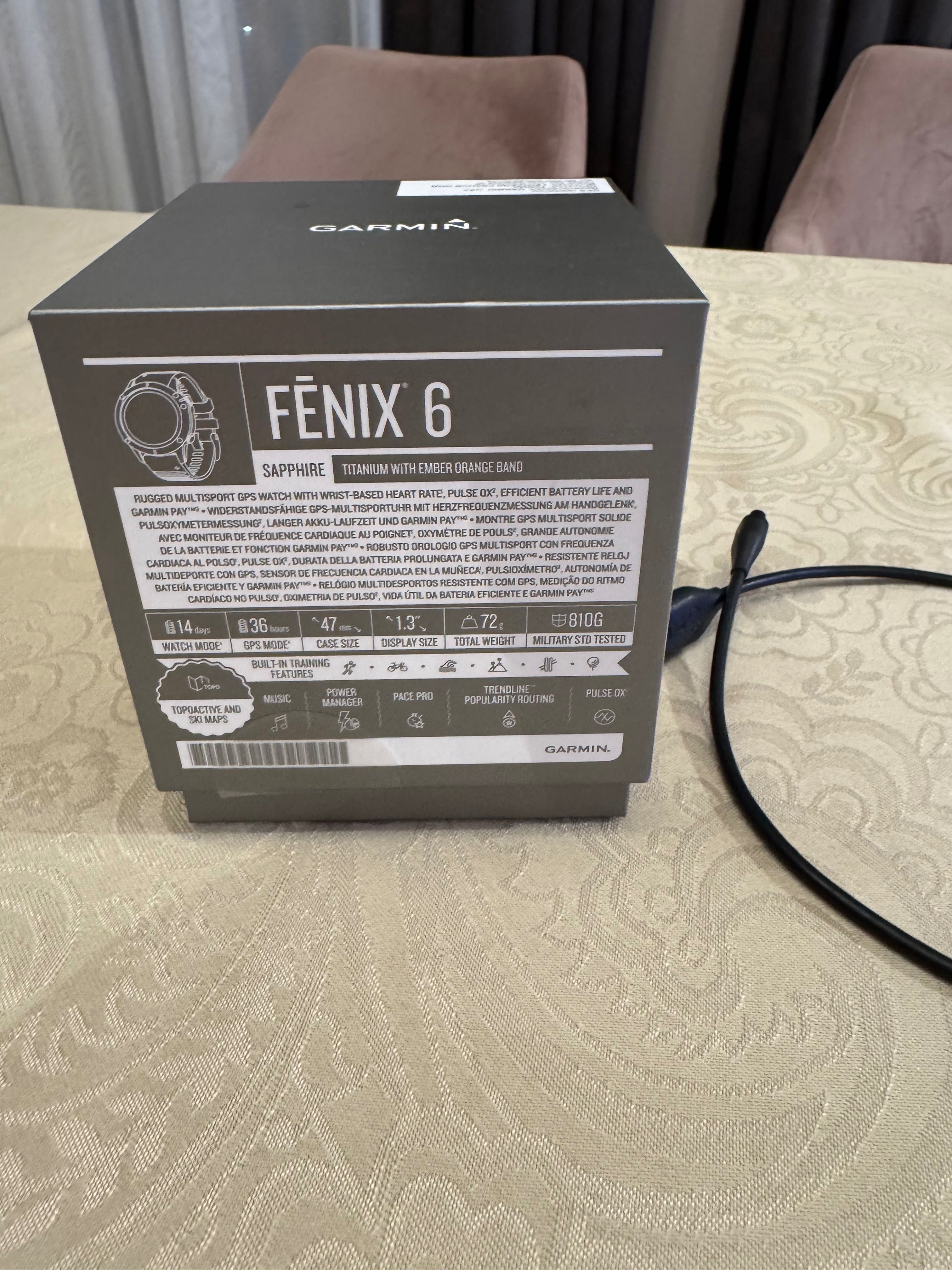 Garmin Fenix 6 sapphire