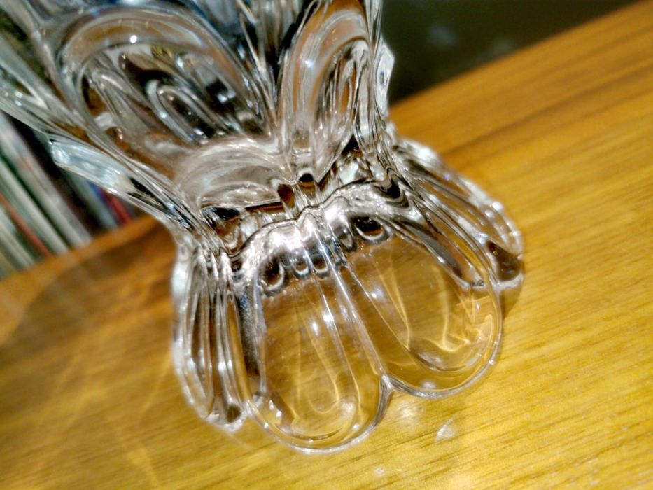 Кристална ваза Бохемия кристал Bohemia Crystal тосканска тежка ваза