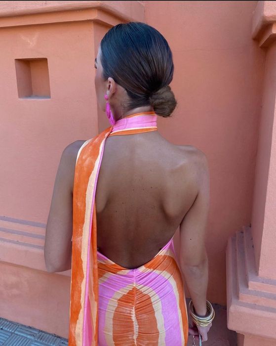 Уникална дълга рокля