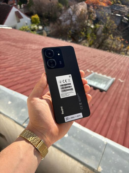 Xiaomi Redmi 13C Black, Dual SIM, Memorie 256GB, 8+4GB RAM - IMPECABIL