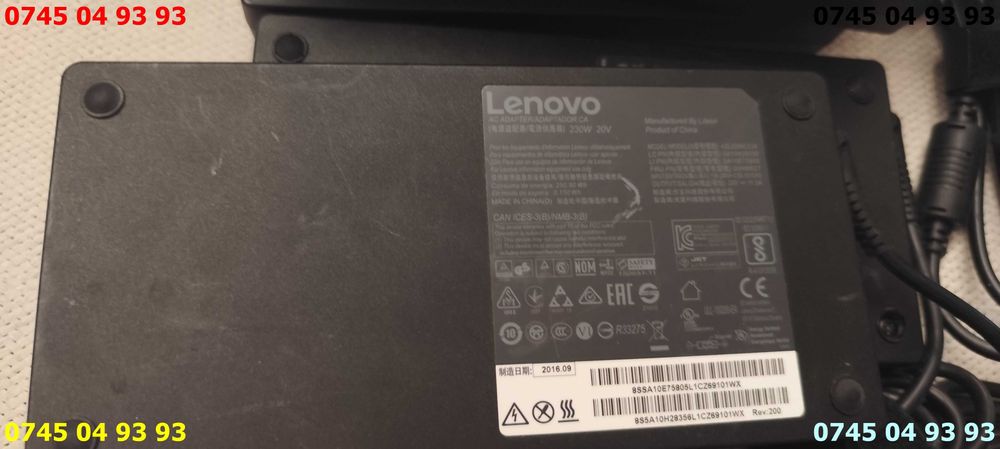 alimentator incarcator lenovo 230W 20v 11.5A mufa tip USB dreptunghi
