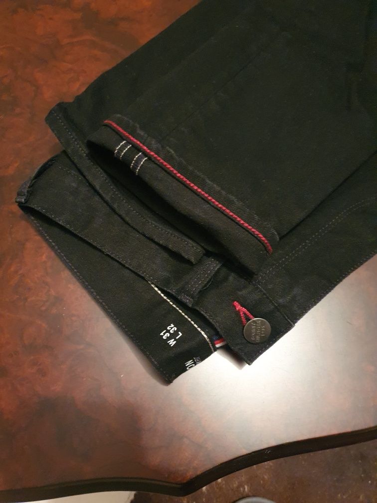 Tommy Hilfiger Layton Extra Slim Fit Черни Дънки Мъжки