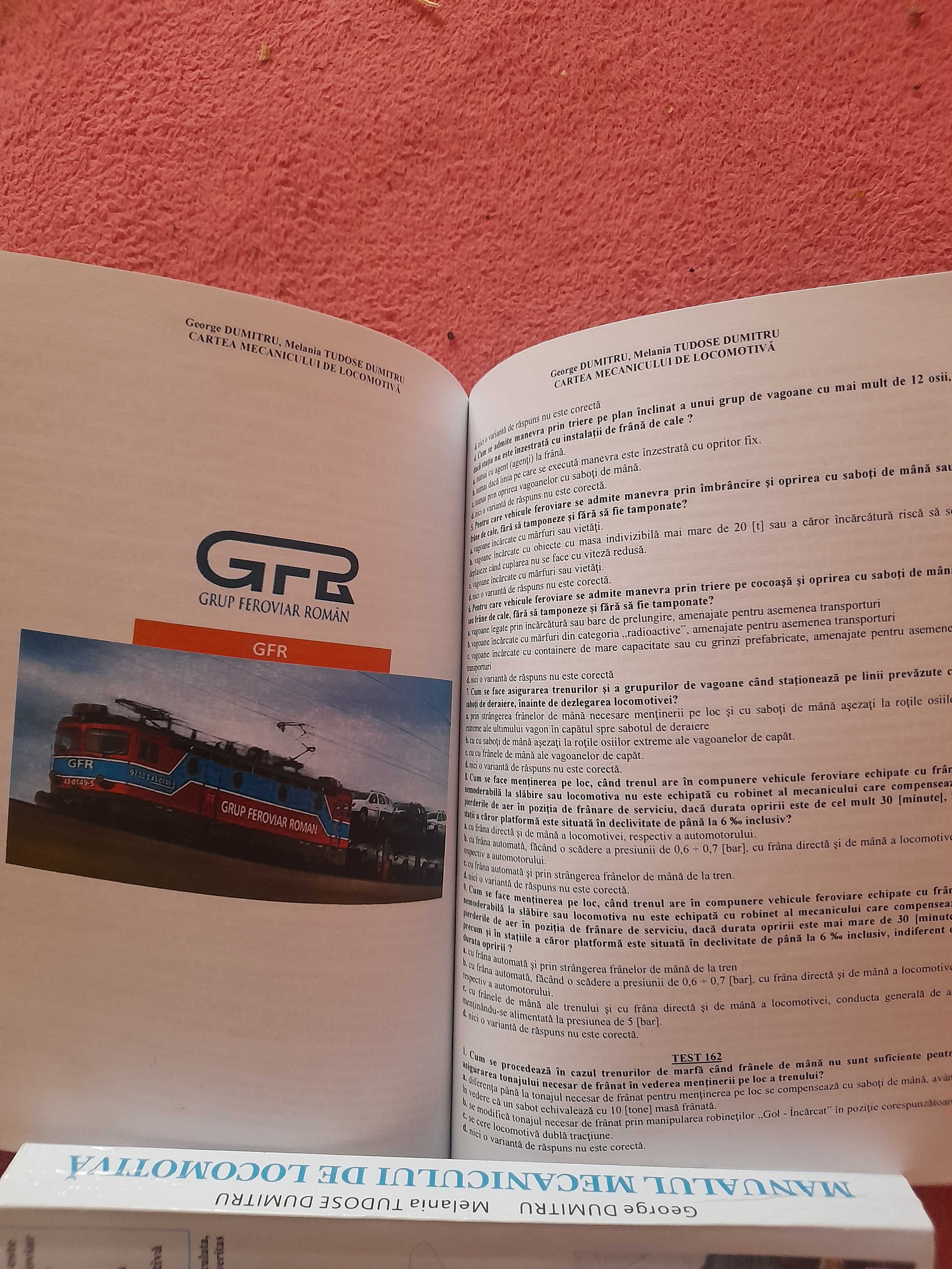 vand cartea mecanicului de locomotiva - GFR 2019