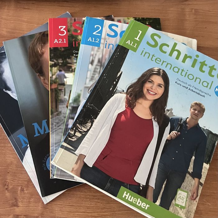 Книги Учебники Schritte International Neu A1.1 A1.2 A2.1 Menschen A2.2