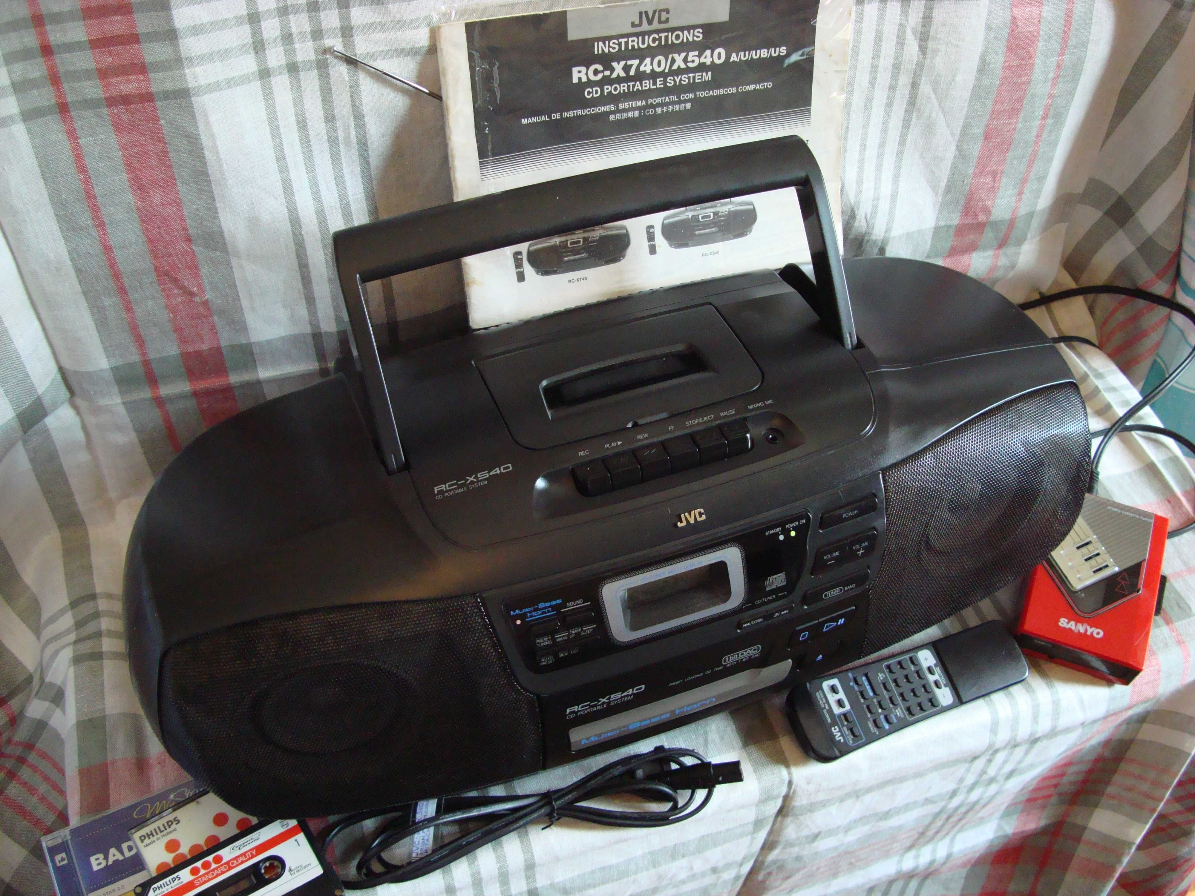 JVC  RC- X 540 Редкая 1995 год  Made IN Malaysia