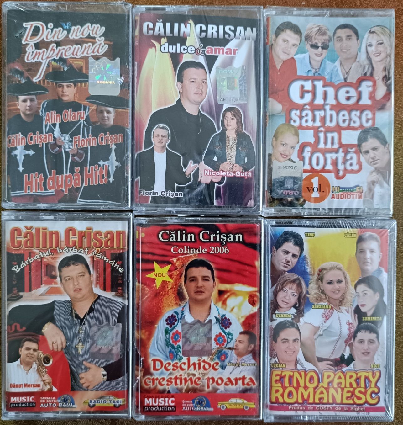 Casete sigilate cu muzică de petrecere din Banat , Călin Crișan, etc.