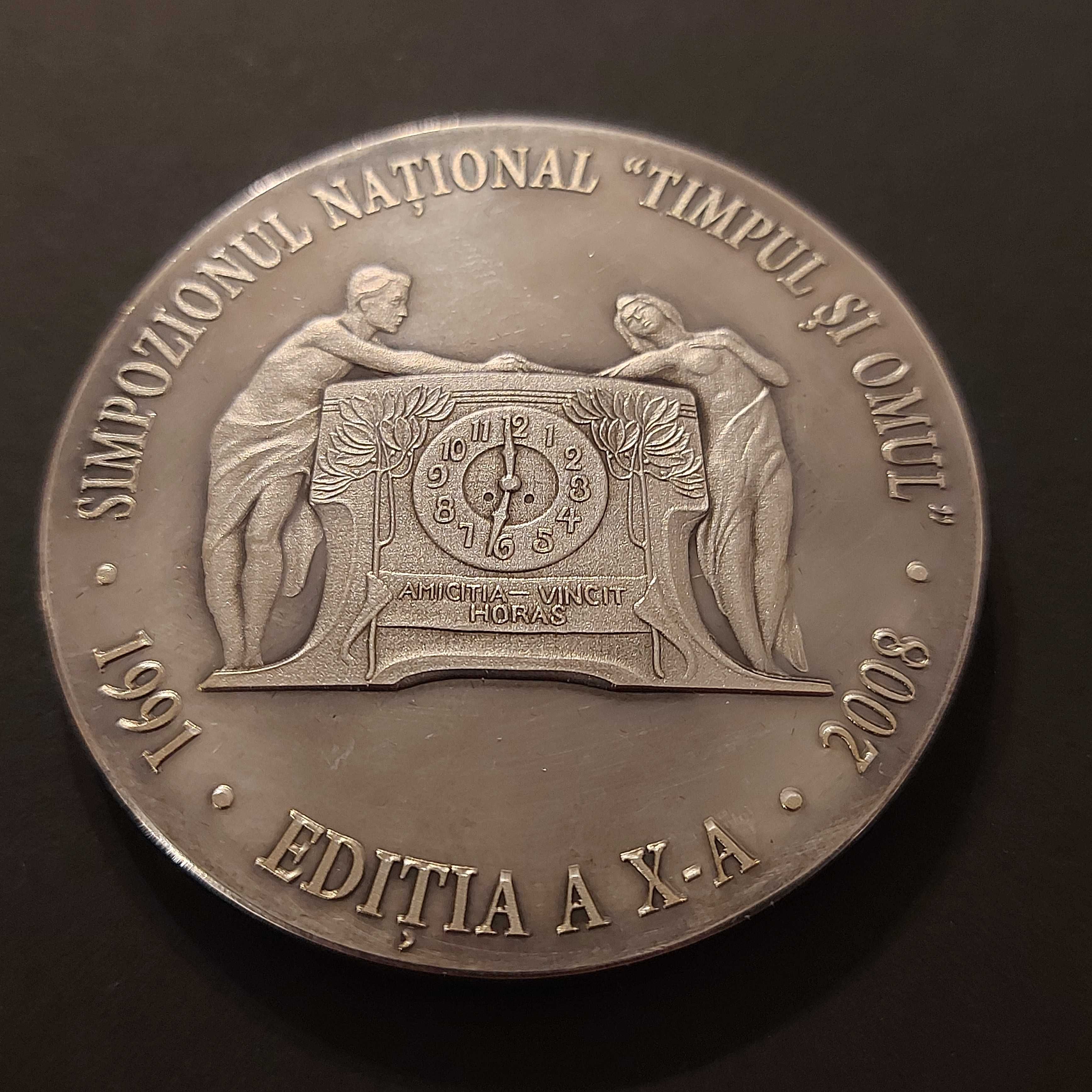 medalie Muzeul Ceasului 45 ani înființare