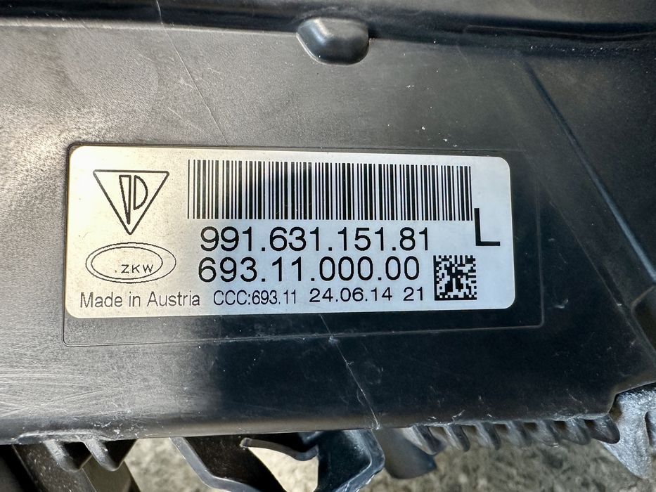 DRL Lumina De Zi stânga Porsche 911 / 991