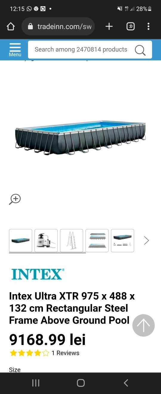 Piscina intex ultra xtr - supraterana