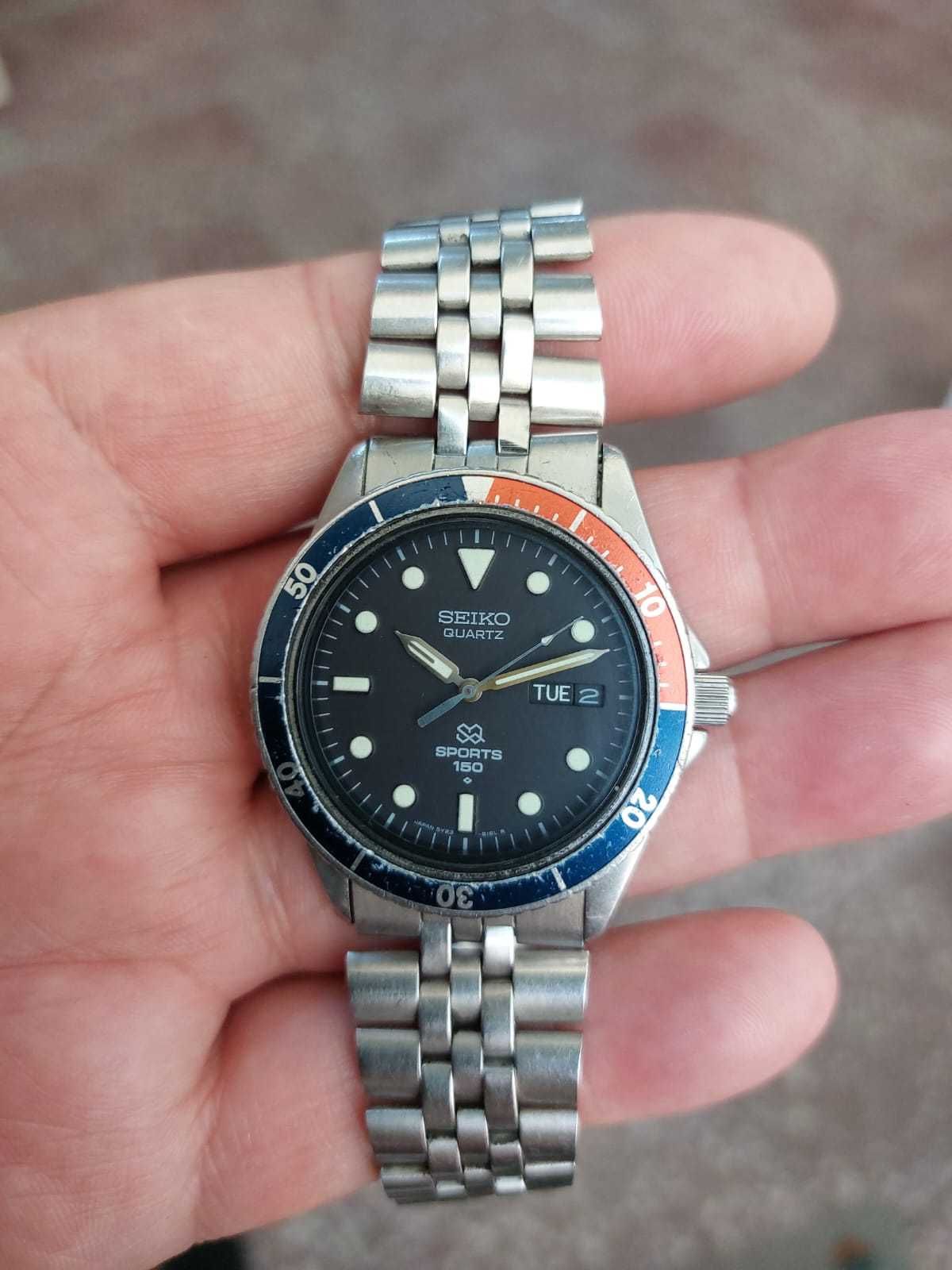 Seiko Vintage 1991 SQ Sports 150 Pepsi Diver Quartz