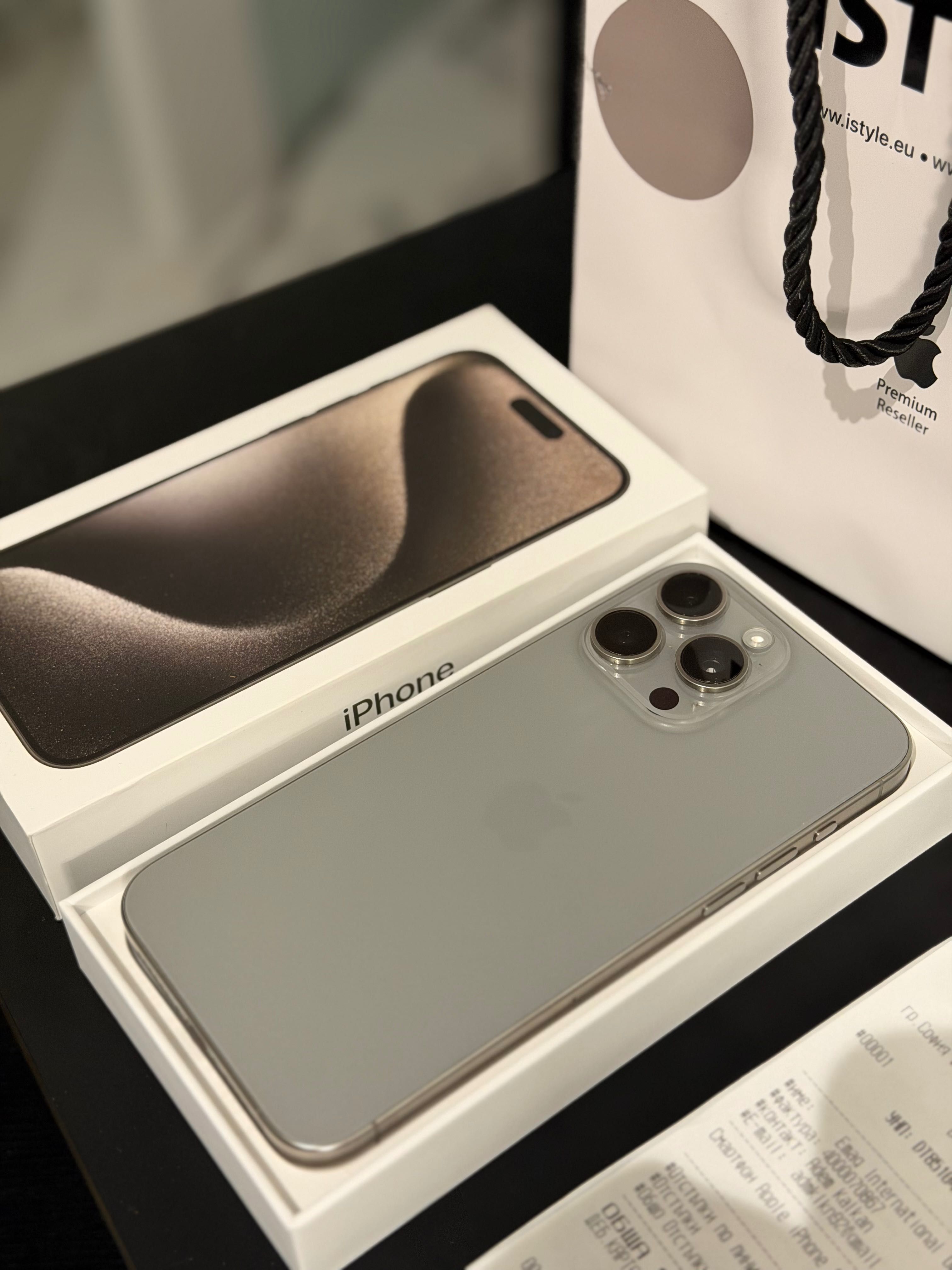 Apple İphone 15 pro max  гаранция