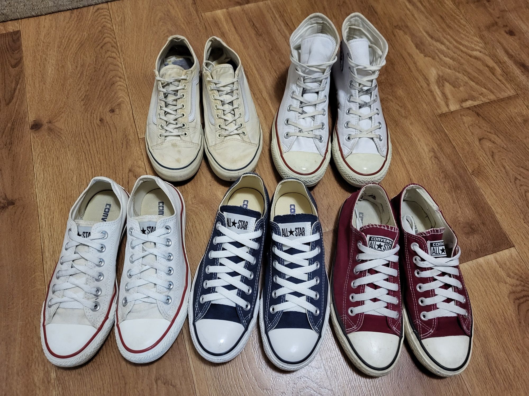 Колекция кецове Vans 37-39 + няколко Converse