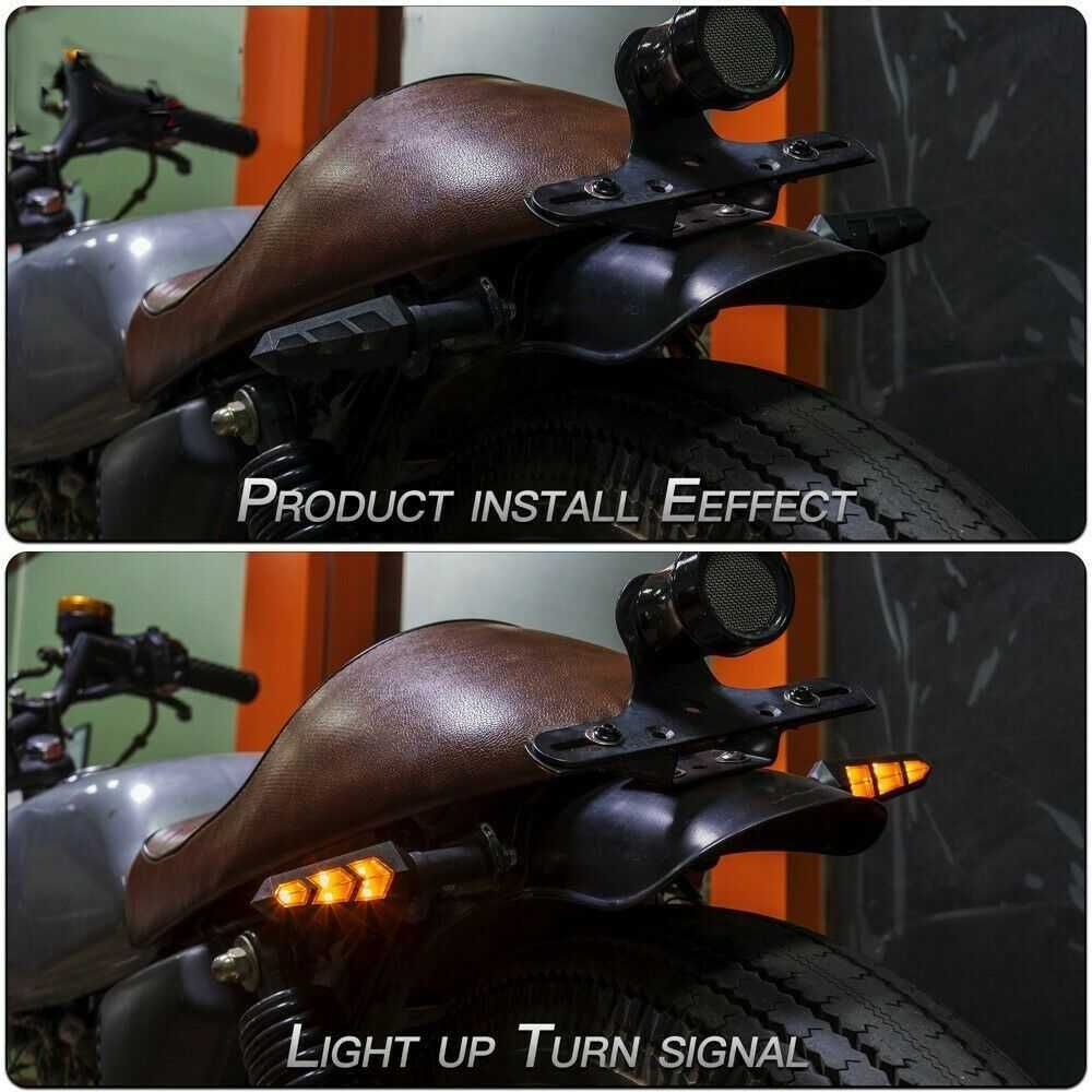 Semnalizari moto ATV led model Racing-sageata , cadou obiec arta