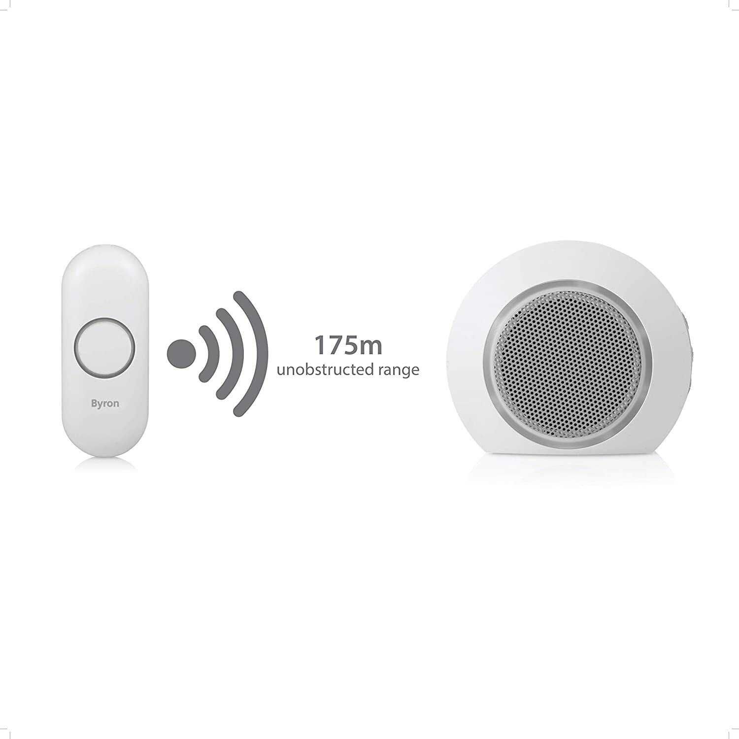 Sonerie wireless Byron Dby-23521 200m Portable Wireless Doorbell