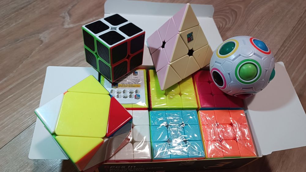 Кубче на Рубик рубикуб rubik cub 3/3- 2/2 пирамида