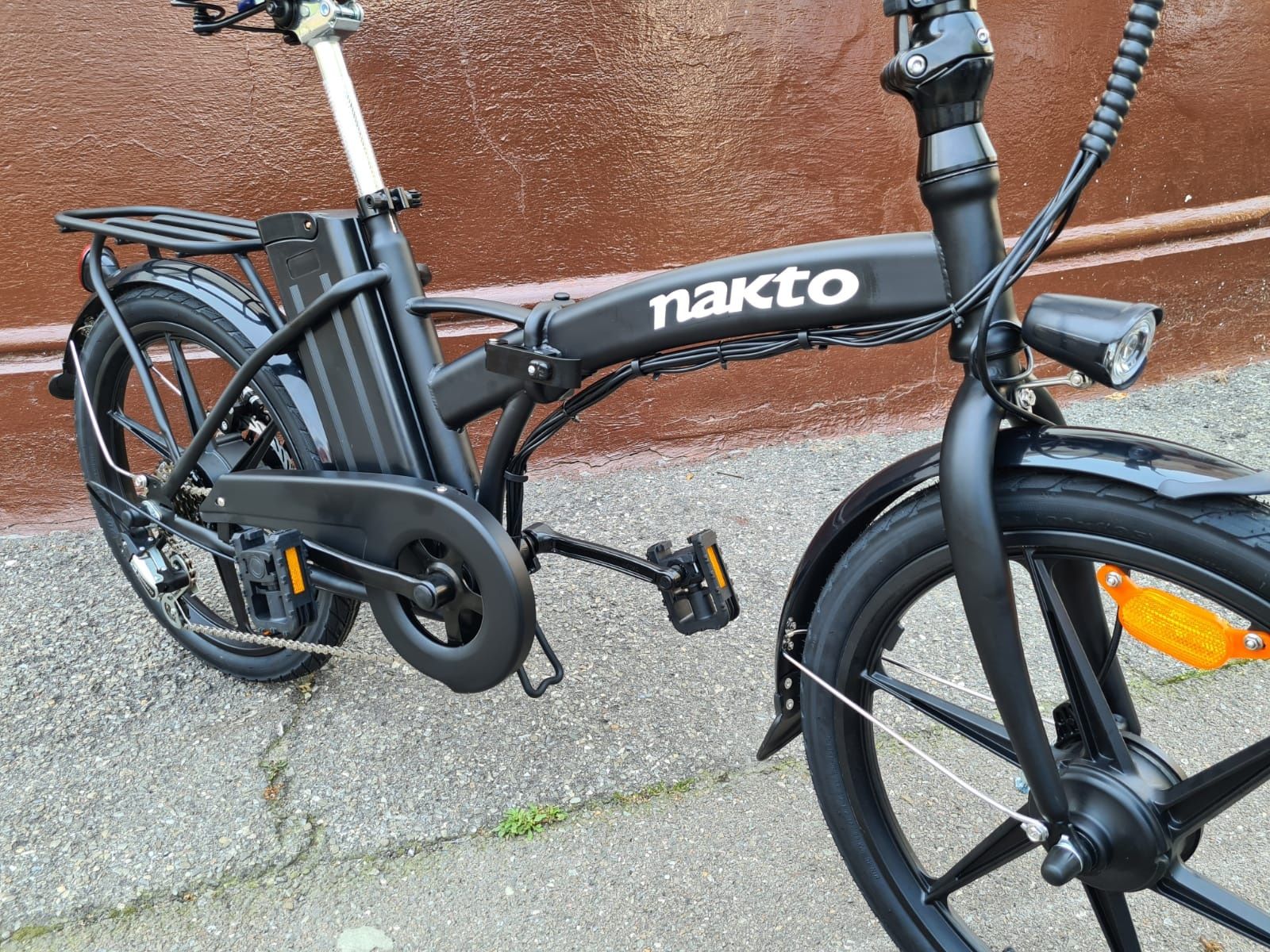 Bicicleta Pliabila Electrica Nakto roti magneziu 20" Shimano 10Ah 350W