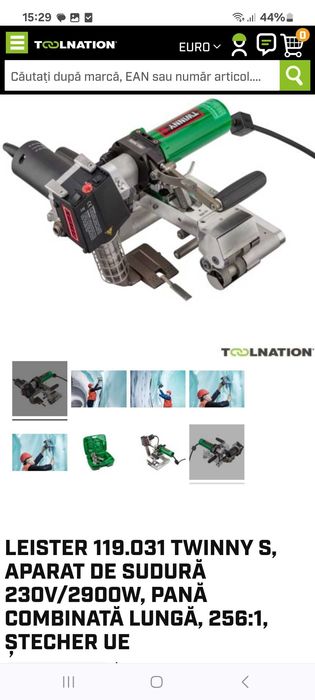 Robot de sudură suflanta Leister