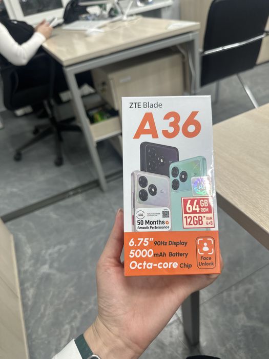 ZTE Blade A36 64 gb черный