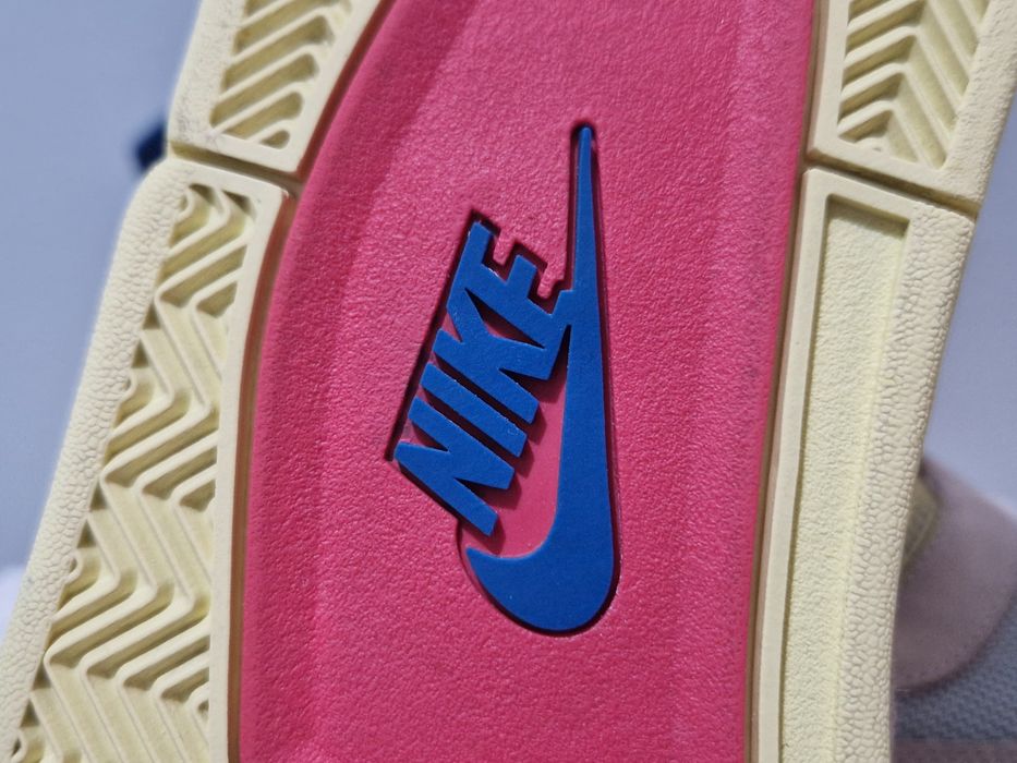 NIKE JORDAN 4 RETRO X UNION LA GUAVA ICE, 47.5 номер, обувани 1 път, к