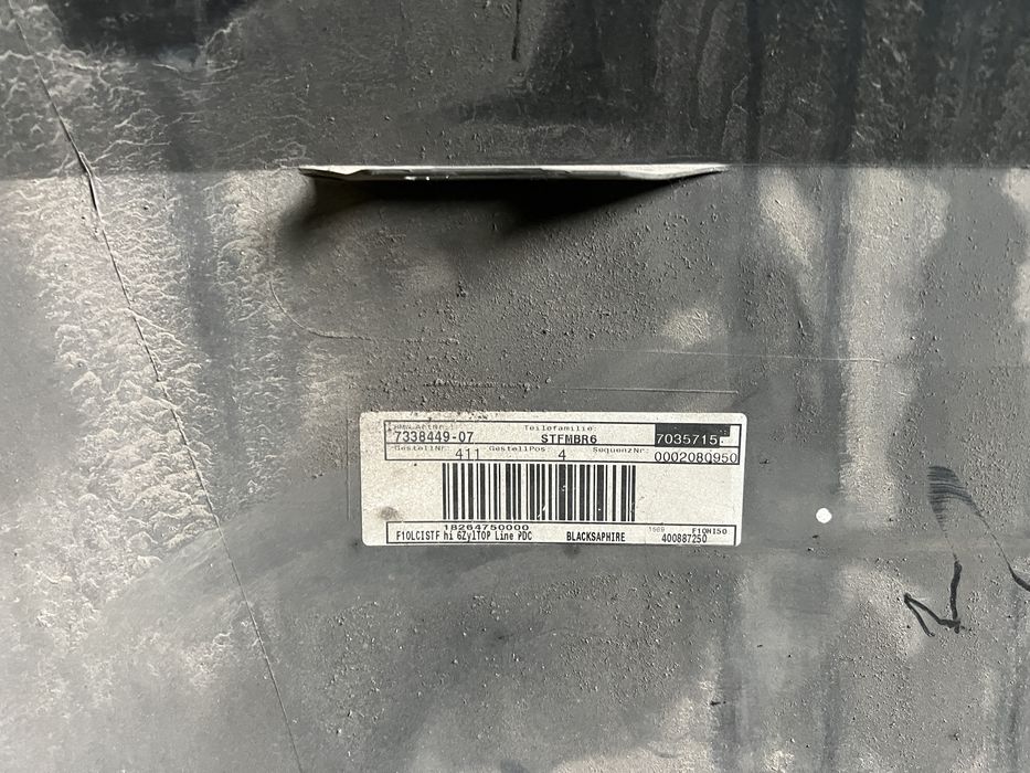 Bara spate originala BMW seria 5 F10 Luxury Facelift 535 cu 2 difuzore