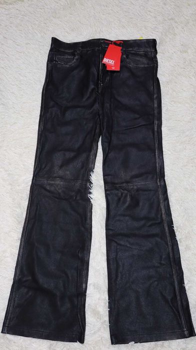Pantaloni de piele DIESEL P-BLIXIA 48
