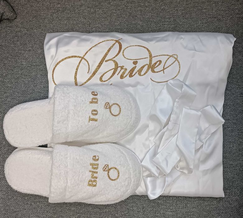 Халат и пантофи Bride/Булка