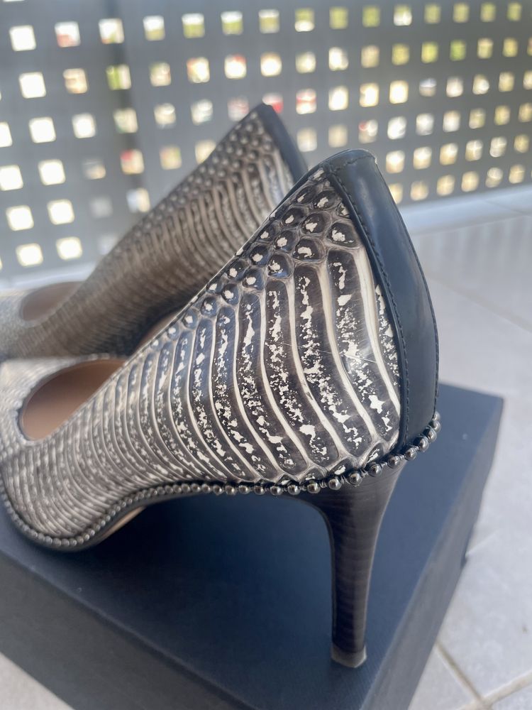 Pantofi COACH -Beadchain Pumps in Snakeskin
