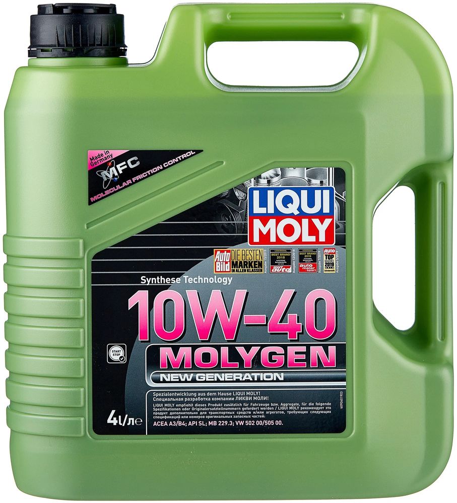 Моторное масло Liqui Moly MOLYGEN  10W40