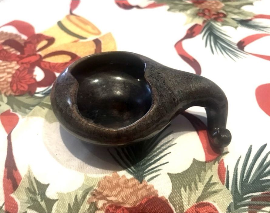 Керамичен лот в зелено