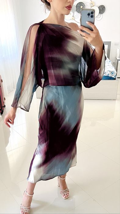 Rochie multicolor elegantă