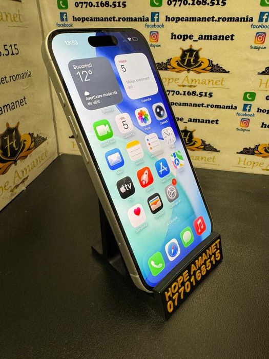 Hope Amanet P3 Iphone 16 White / 128 gb / 100% baterie