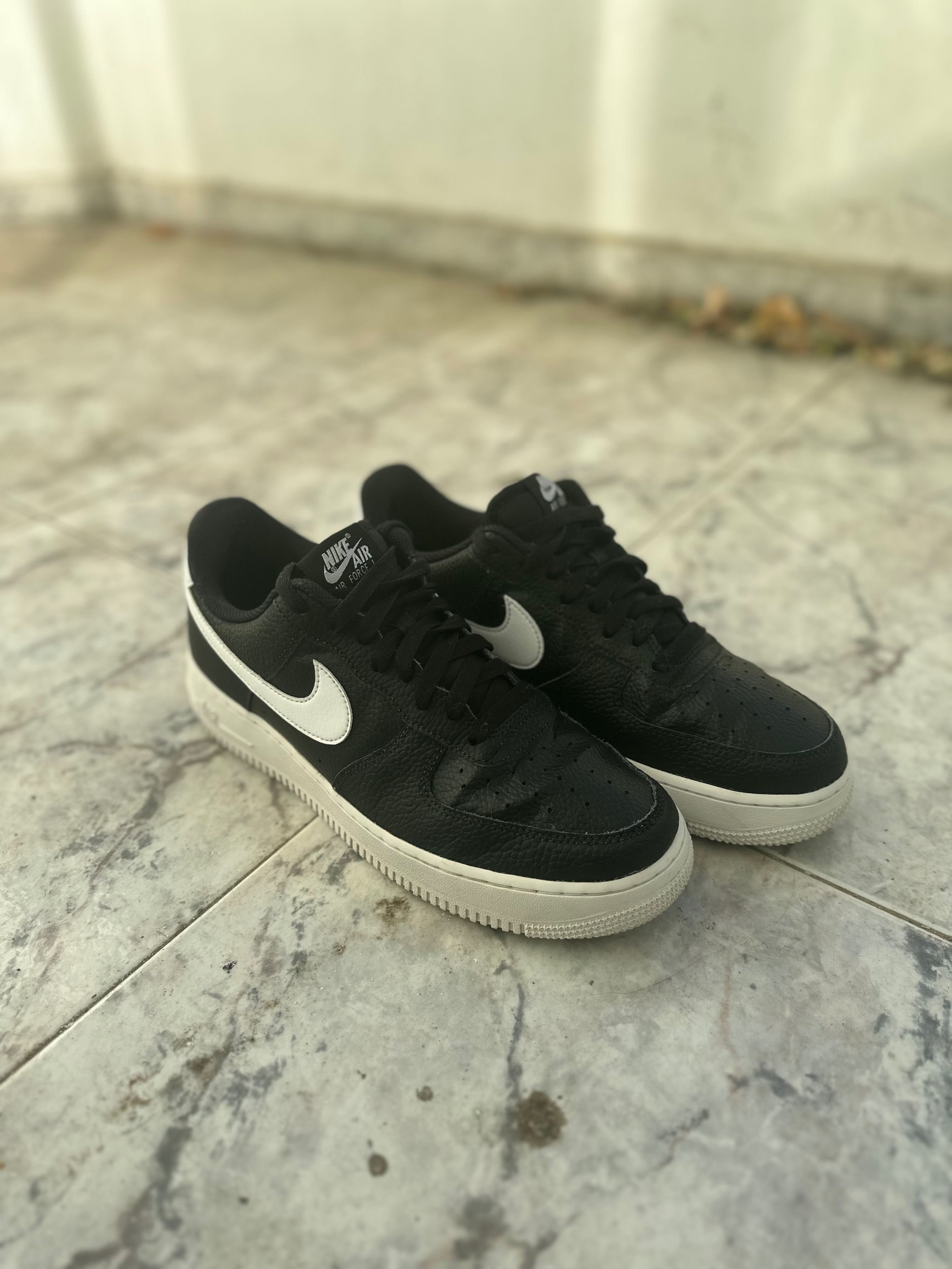 Оригинални мъжки AIR FORCE 1 ‘07 Black/White  150 лв.