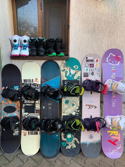 Placi Snowboard copii adulti 80 -178 cm Burton-Ride-Head