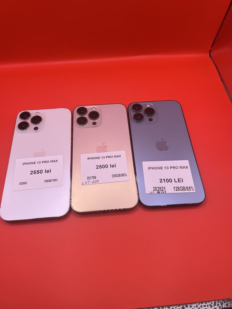 iPhone 13 Pro Max, memorie internă 256gb, sănătate baterie 100%