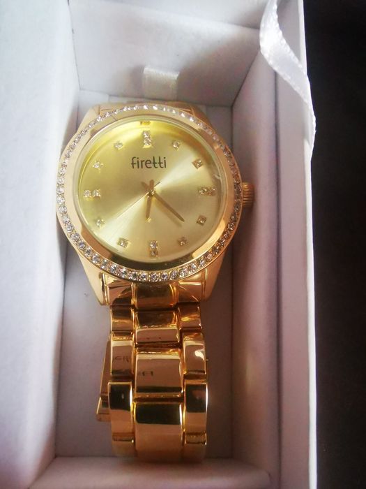 Set ceas auriu firetti