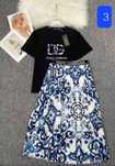Set D&G tricou cu fusta S M L XL