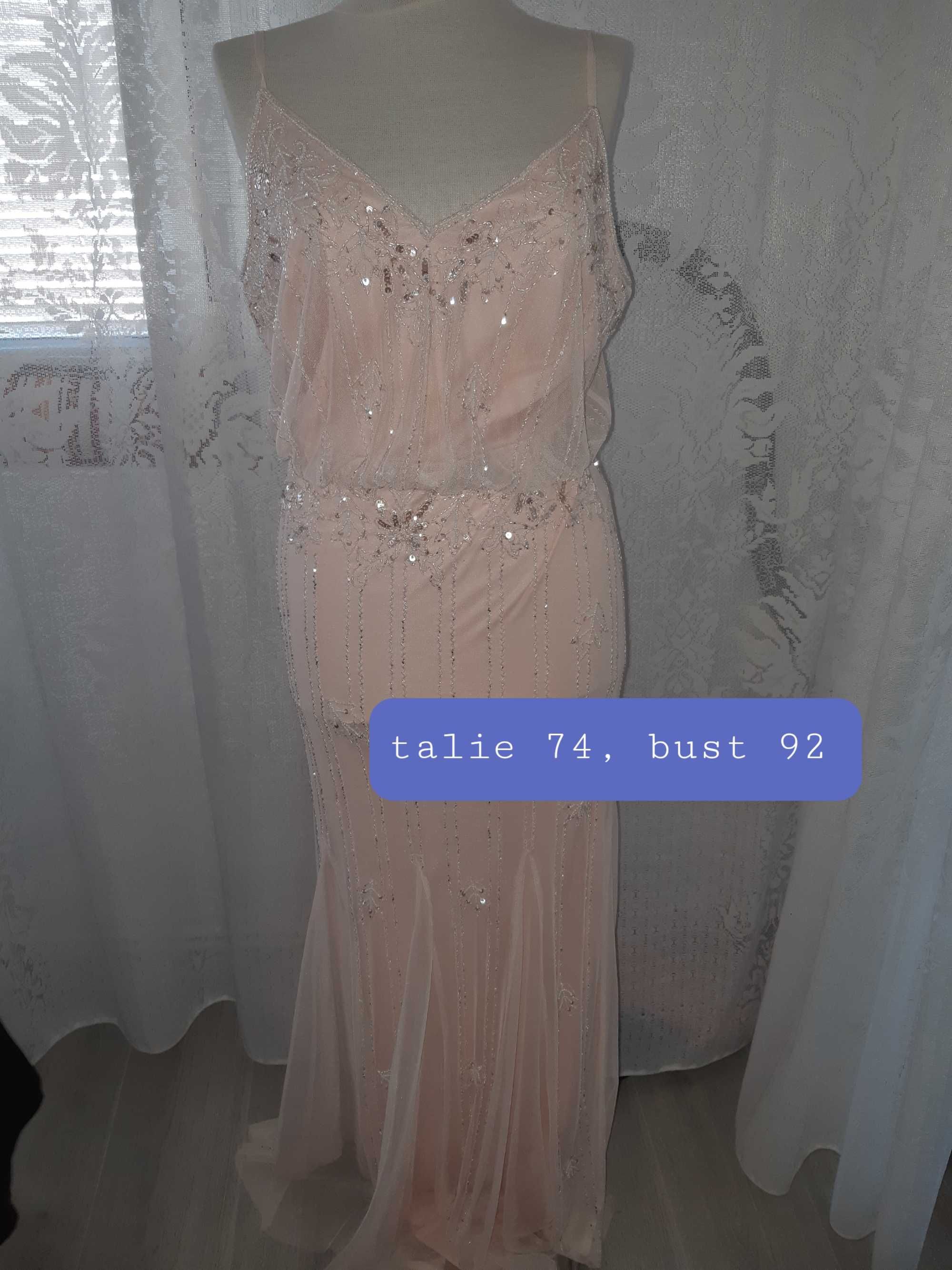 rochie ocazie lunga cu paiete