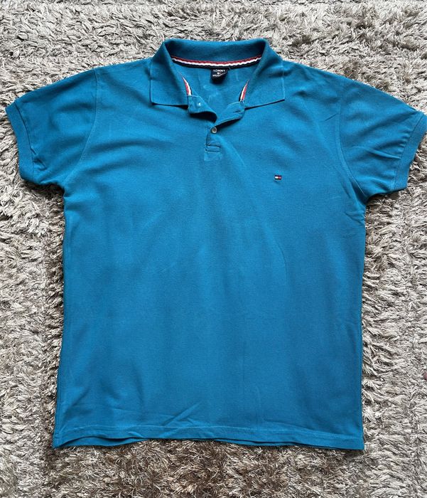 Tricou polo Tommy Hilfiger blue