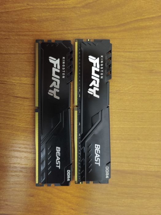 ОЗУ 16 GB DDR4 Kingston Fury Beast 3200 MHz
