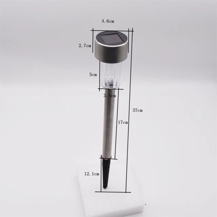 Комплект от 6 броя соларни градински LED лампи за оформяне на алеи