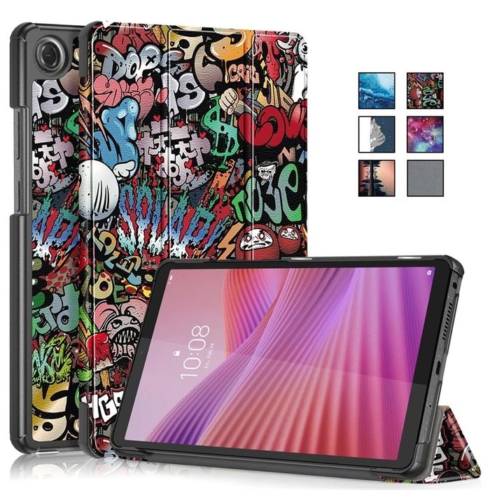 Lenovo Tab One 8.7" 2025 / Кожен калъф смарт кейс за таблет