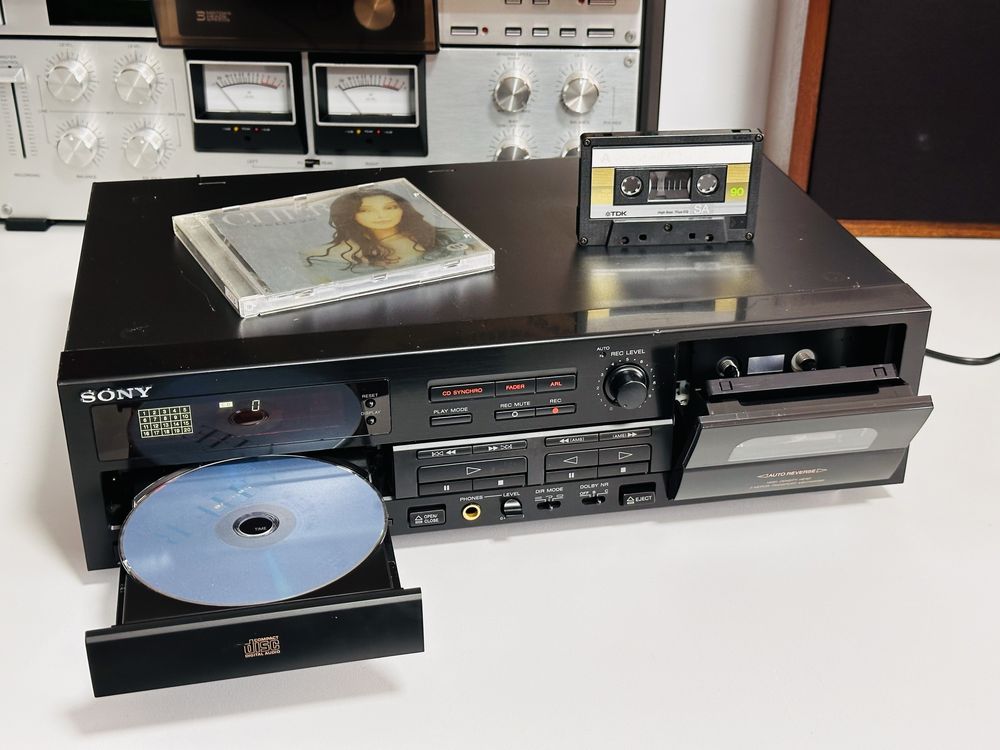 Combo Deck+CD-player SONY TXD-R11,recorder,auto-reverse,servisat !