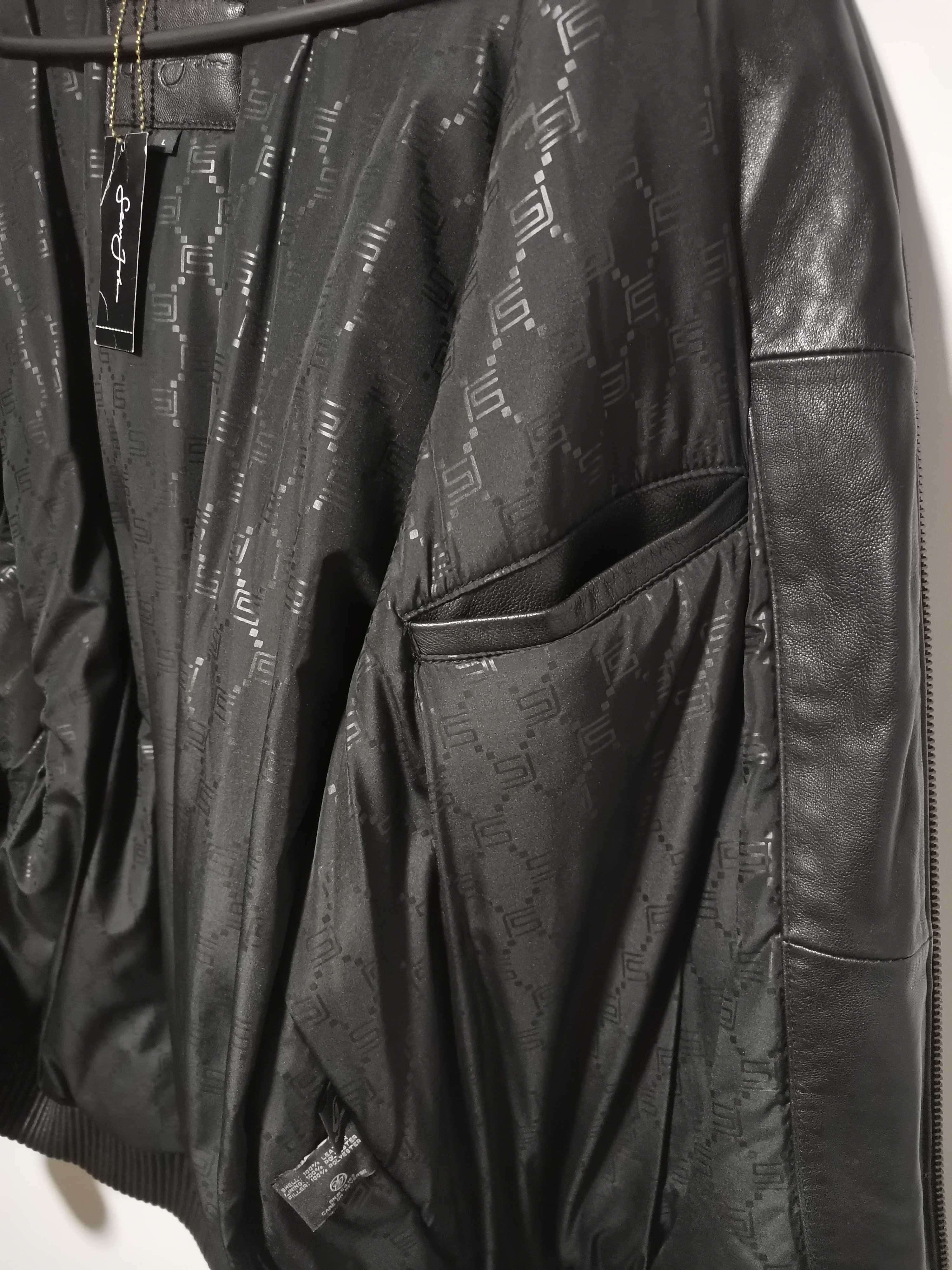 Sean John 'Leather Flight Jacket' (L)