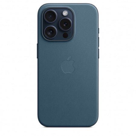 Husă Apple Originală din Piele pentru iPhone 15 Pro Pacific Blue