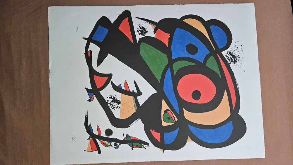 Litografie Joan Miro ,76x57cm editia SPADEM