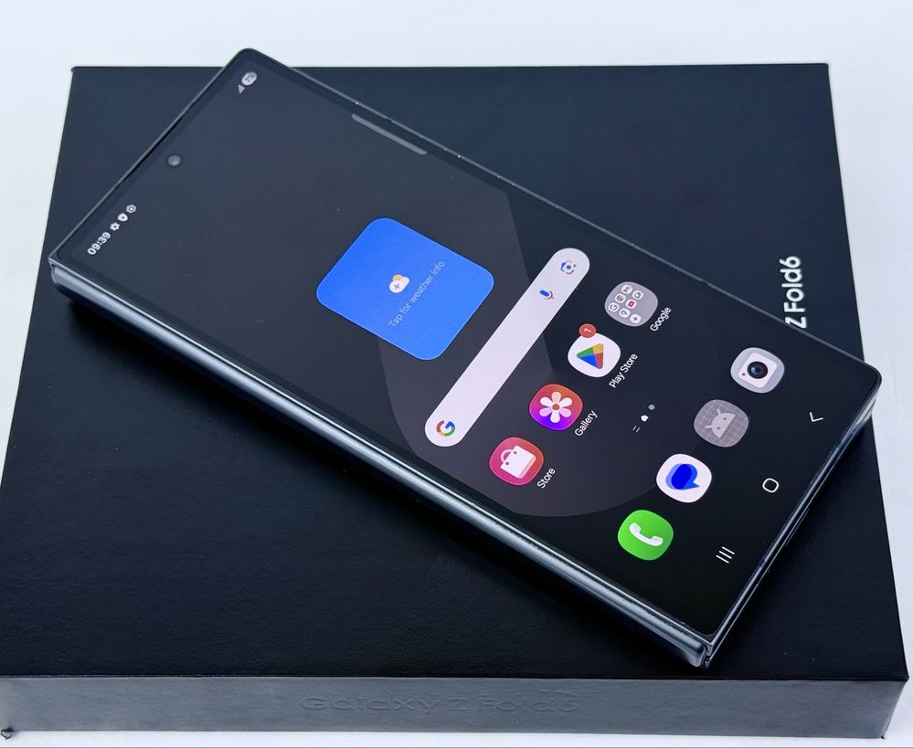 Samsung Galaxy Z Fold 6 512GB 12RAM Crafted Black Перфектен! Гаранция!