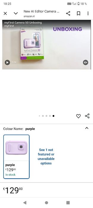 Cameră foto digitală cu editor AI pentru copii myFirst Camera 50, 20MP